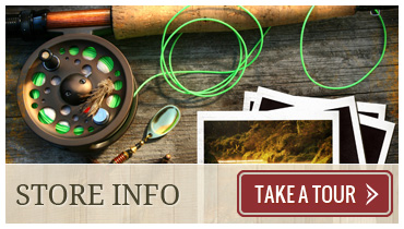 A fly fishing rod and reel