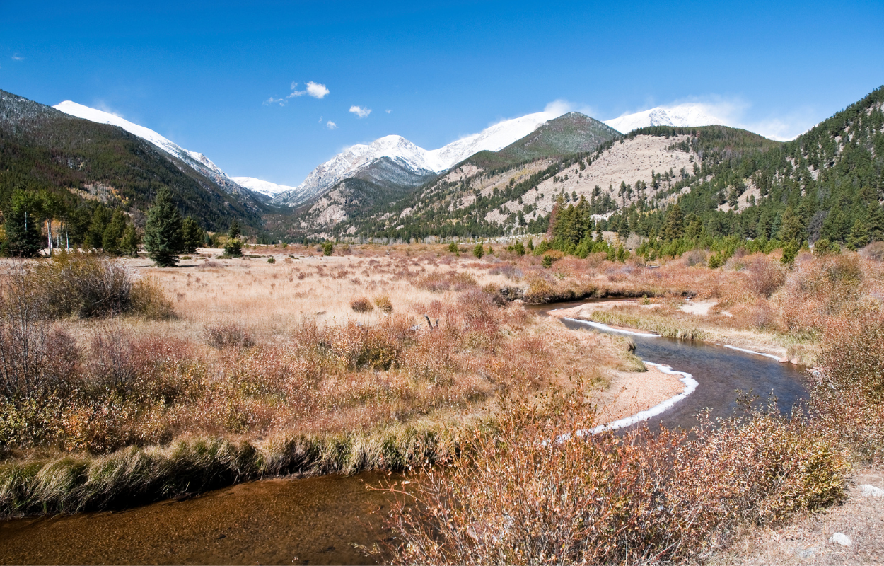 Rocky Mountain National Park in fall