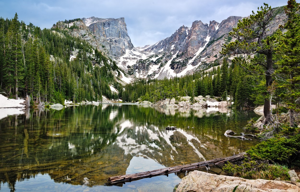 Alpine lake in Rocky Mountain National Park