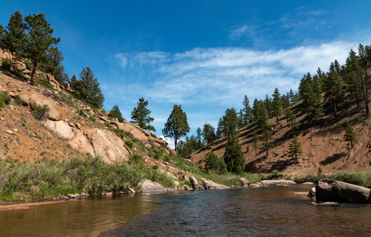 South Platte River near Deckers, Colorado