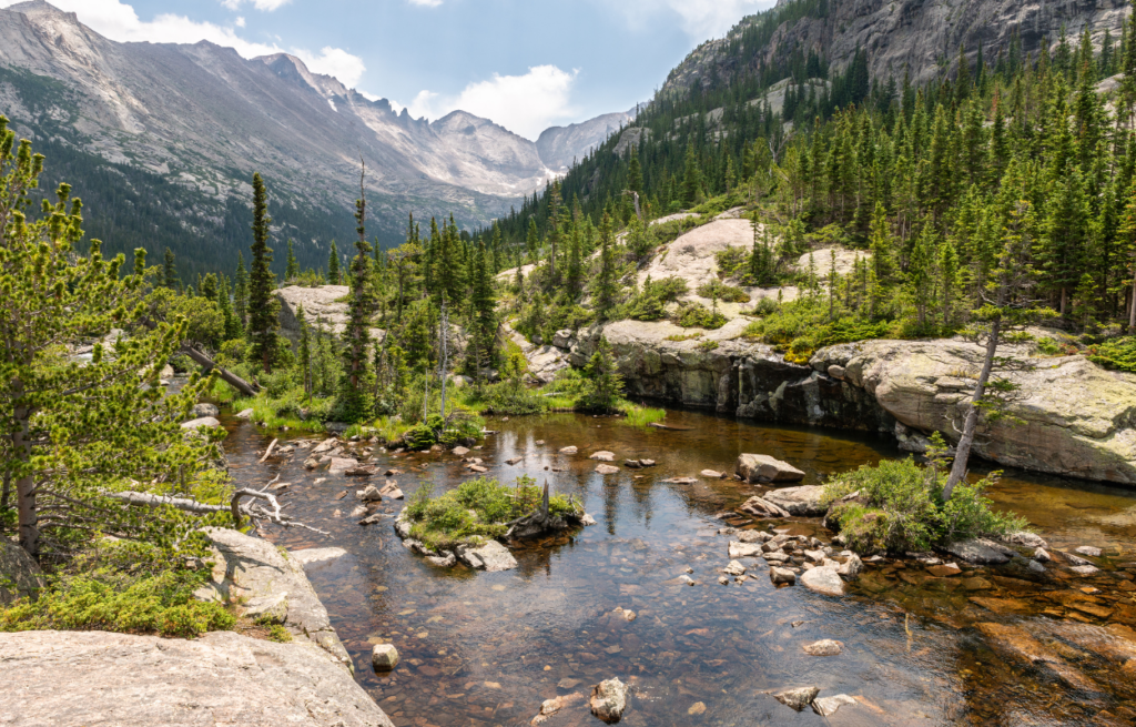 Mills lake hike rocky mountain national park