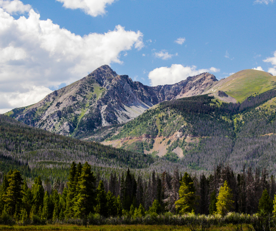 mountains in rocky mountain national park