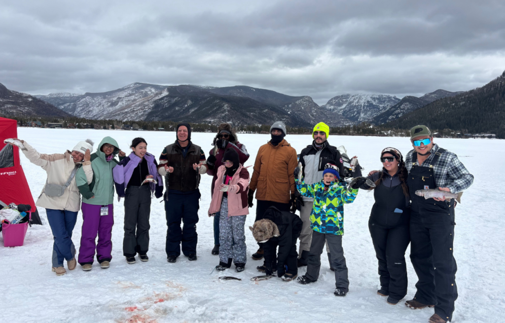 ice fishing