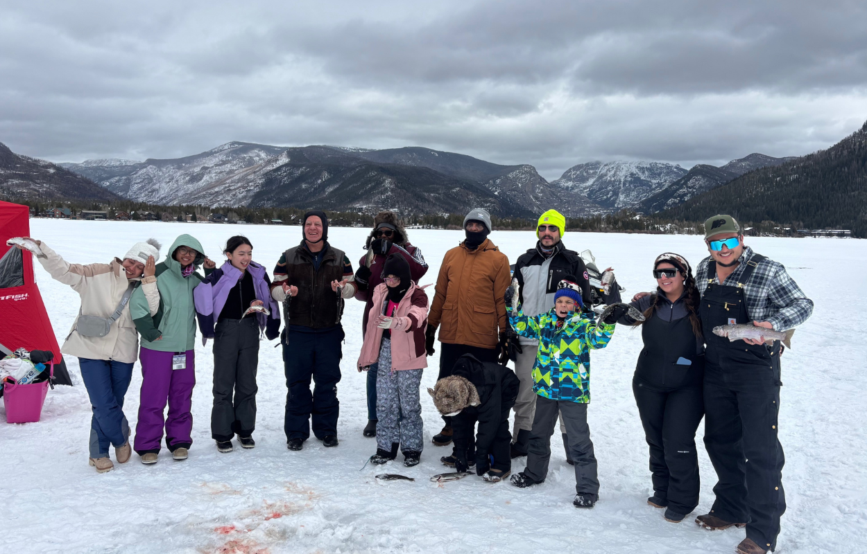 ice fishing